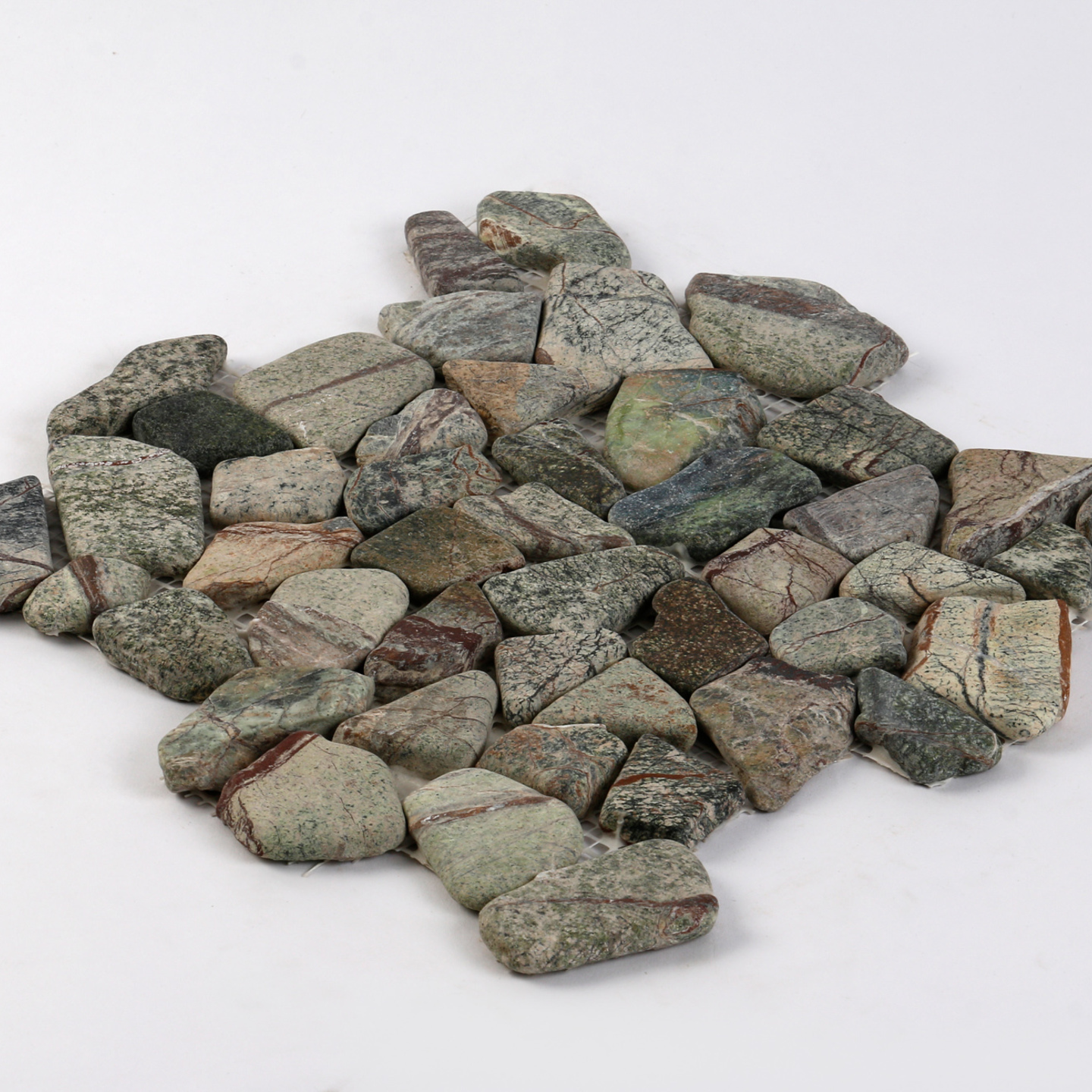 stonestories-rainforest-green-flat-pebble-mosaic-tile-for-wall-cladding-and-flooring-set-of-4-interlocking-tiles2